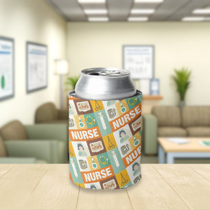 Professional Nurse Iconic Designed Can Cooler