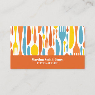 Professional Nutritionist - Personal Chef Business Card