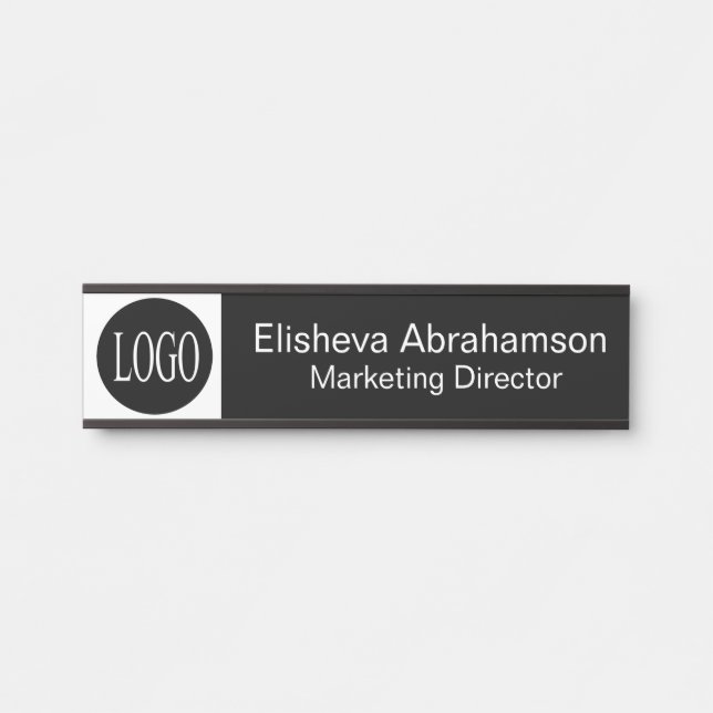 Professional Office Door Sign Signs Name Plate (Front)