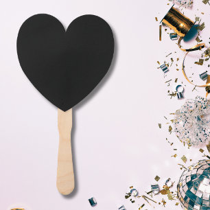 Professional Onyx Black Colour Classic Elegant Hand Fan