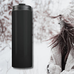 Professional Onyx Black Colour   Classic Elegant  Thermal Tumbler