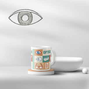 Professional Optician Iconic Design Large Coffee Mug