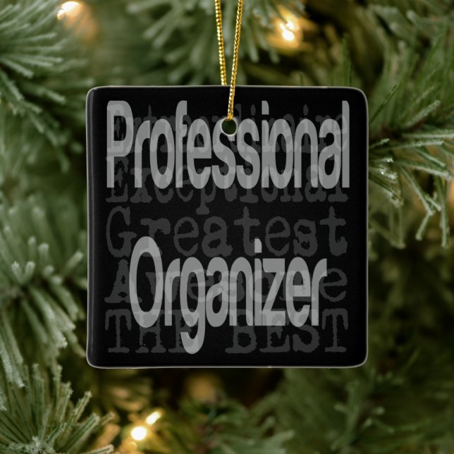 Professional Organiser Extraordinaire Ceramic Ornament (Tree)