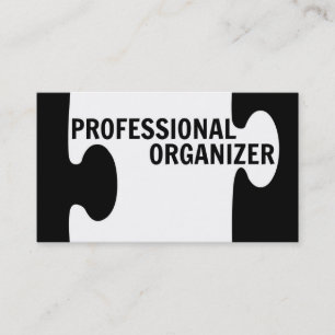 Professional Organiser Puzzle Piece Business Card