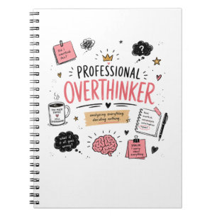 Professional Overthinker – Funny Notebook