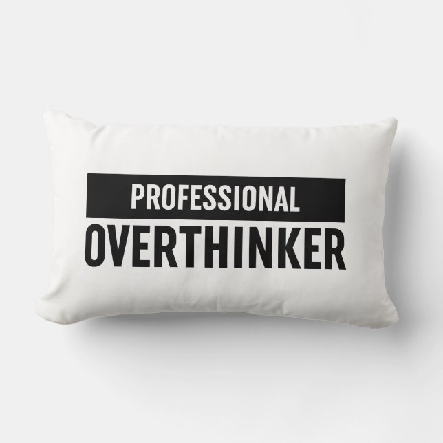 Professional Overthinker Lumbar Cushion (Front)