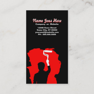 professional painter business card