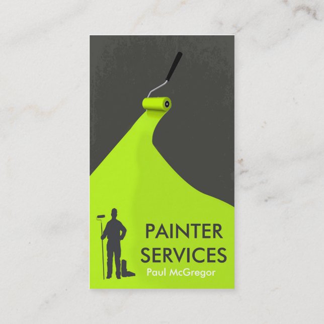 Professional Painter Business Card (Back)