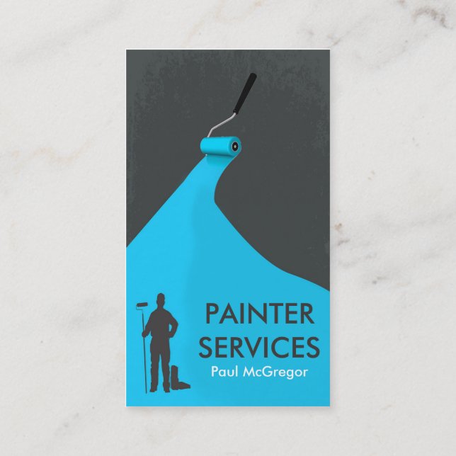 Professional Painter Business Card (Back)