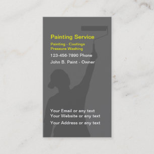 Professional Painter Business Cards