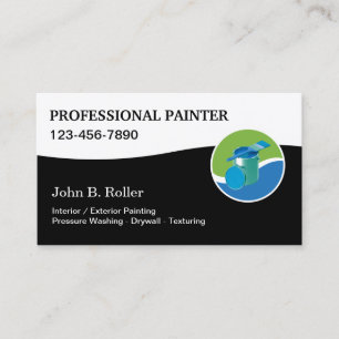 Professional Painter Business Cards