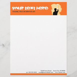 professional painter customized letterhead