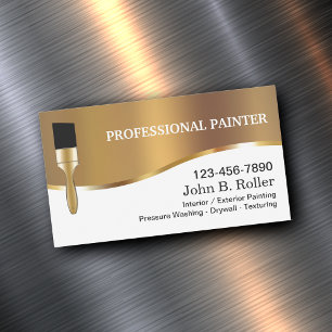 Professional Painter Magnetic Business Cards