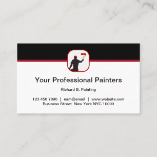 Professional Painter Modern Business Cards
