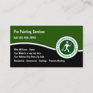 Professional Painter Service Business Card
