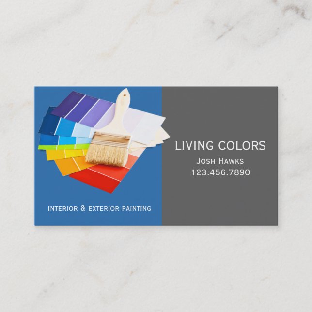 Professional Painting Company Business Card (Front)