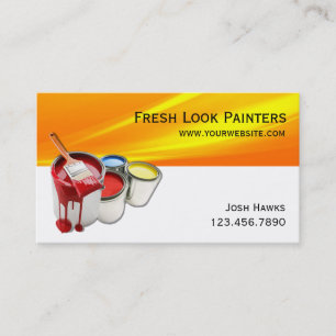 Professional Painting Company Business Card
