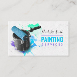 Professional Painting Service Business Card