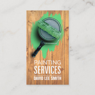 Professional Painting Service Business Card