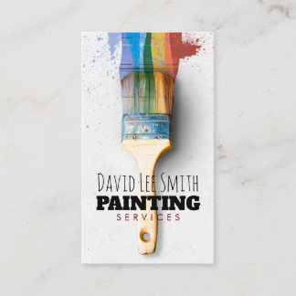 Professional Painting Service Business Card