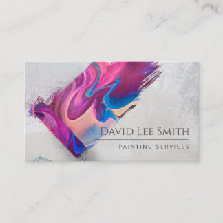 Professional Painting Service Business Card
