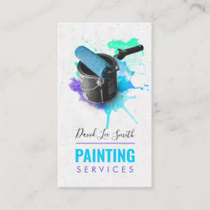 Professional Painting Service Business Card