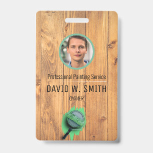 Professional Painting Service ID Badge