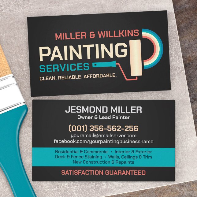 Professional Painting Services - House Painter Bus Business Card (Creator Uploaded)