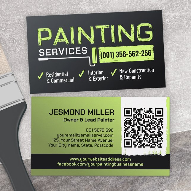 Professional Painting Services - House Painter Business Card (Creator Uploaded)