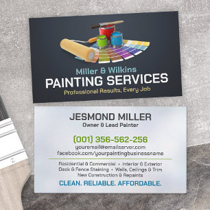 Professional Painting Services - House Painter Business Card