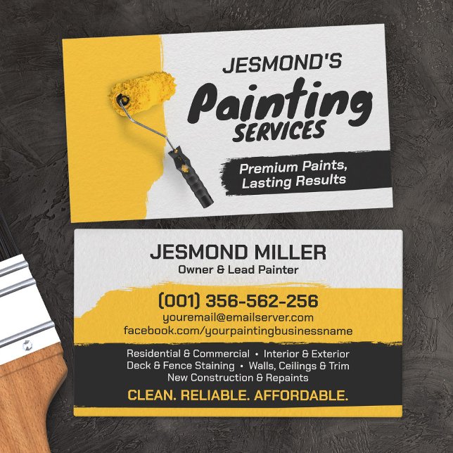 Professional Painting Services - House Painter Business Card (Creator Uploaded)
