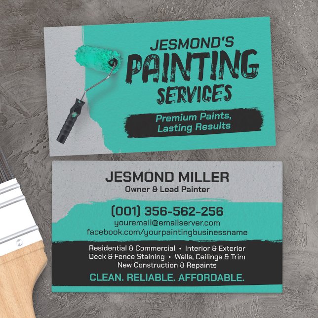 Professional Painting Services - House Painter Business Card (Creator Uploaded)