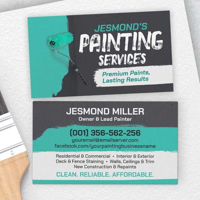 Professional Painting Services - House Painter Business Card (Creator Uploaded)