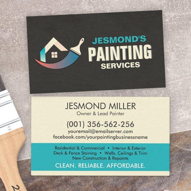 Professional Painting Services - House Painter Business Card (Creator Uploaded)