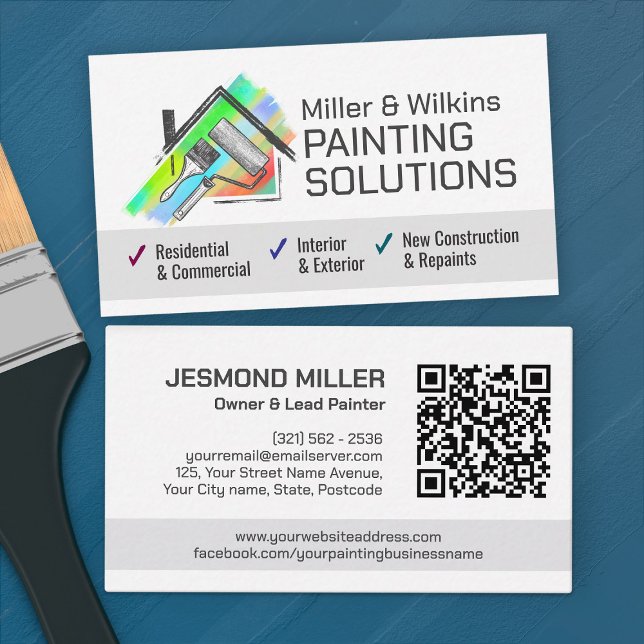 Professional Painting Services - House Painter Business Card (Creator Uploaded)