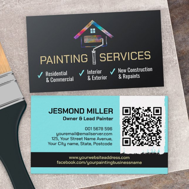 Professional Painting Services - House Painter Business Card (Creator Uploaded)