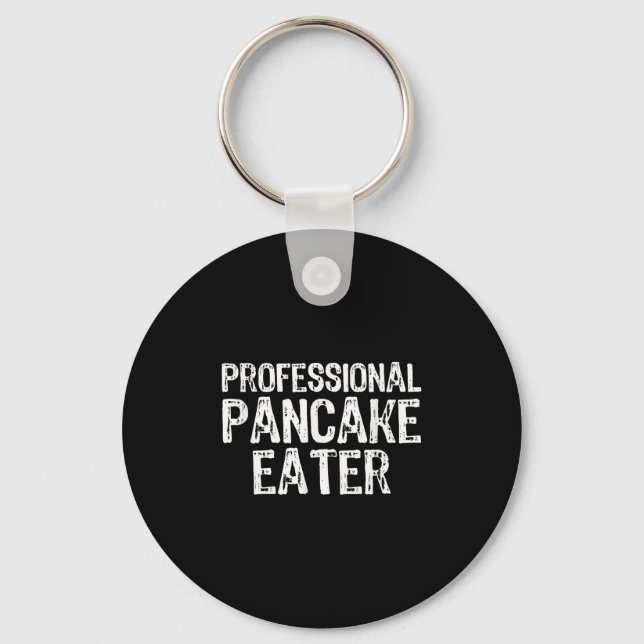 Professional Pancake Eater Gift Christmas  Key Ring (Front)