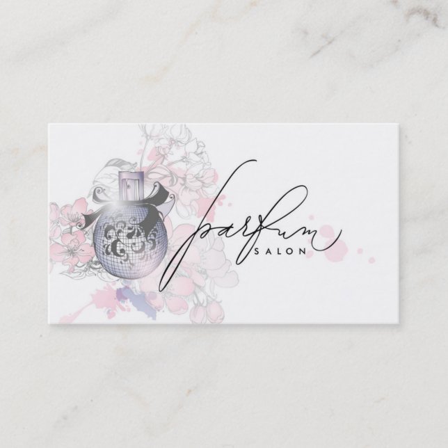 Professional Perfume Salon Beauty Fragrance Card (Front)