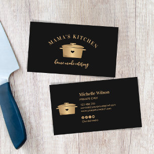 Professional Personal Chef Catering Restaurant Business Card