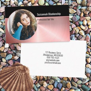 Professional Personal Security Custom Oval Photo Business Card
