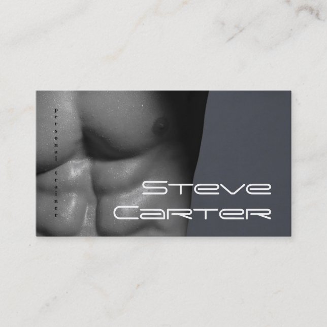 professional Personal Trainer / Bodybuilder Card (Front)