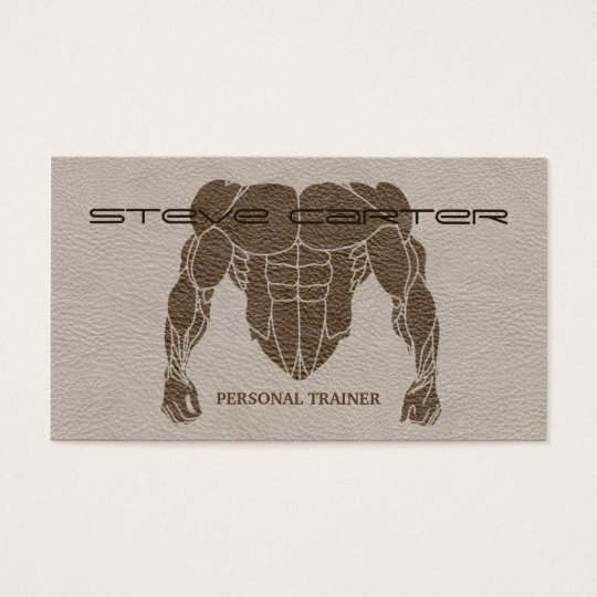 professional Personal Trainer / Bodybuilder Card