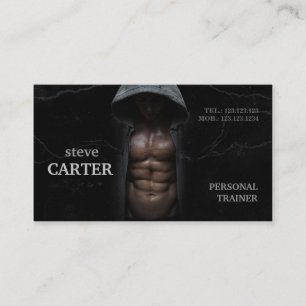 Professional Personal Trainer Bodybuilder Card