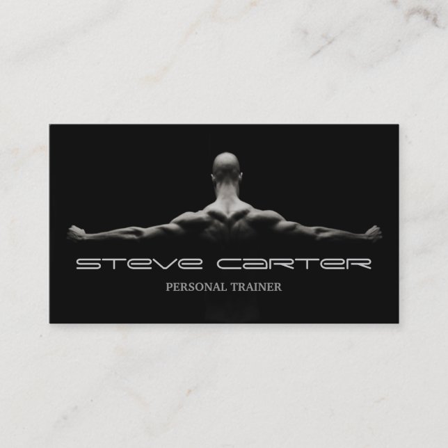 professional Personal Trainer / Bodybuilder Card (Front)
