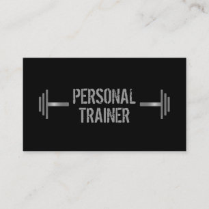 Professional Personal Trainer Business Card