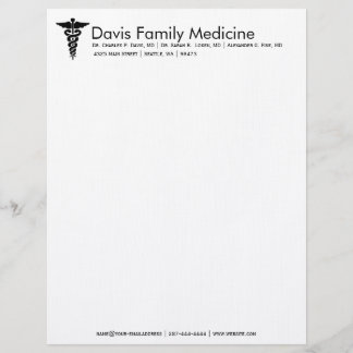 Professional Personalised Doctor's Stationery Letterhead Design