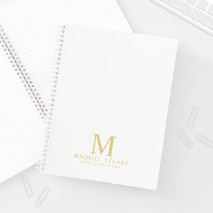 Professional Personalised Monogram and Name Notebook