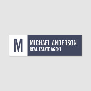 Professional Personalised Monogram and Name Tag
