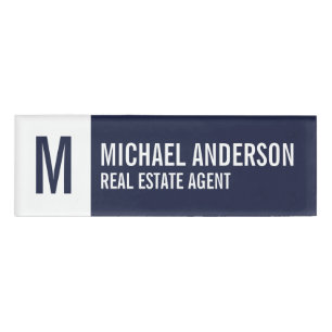 Professional Personalised Monogram and Name Tag