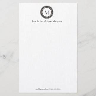 Professional Personalised Monogram Stationery
